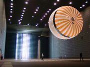 Mars Exploration Rover's parachute test