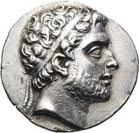 Philip V of Macedon, "the darling of Hellas", wearing the royal diadem.