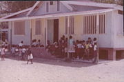 A school on the beach