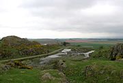 Scott's childhood at Sandyknowe farm, seen across the lochan from Smailholm Tower, introduced him to the Borders.