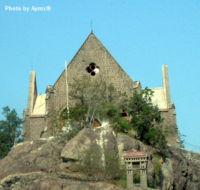 A non-operational old church in Aden.