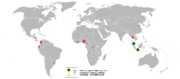 Palm oil output in 2006