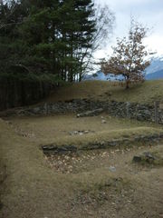 Archaeological excavation which discovered prehistoric caves in Vill, Austria