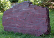 2.1 billion year old rock with black-band ironstone