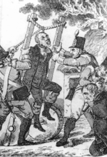 Hanging of suspected United Irishmen.