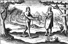 R�o de la Plata aboriginals, as pictured by Hendrick Ottsen (1603).