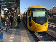 Light rail in Buenos Aires