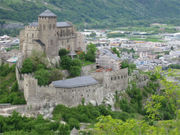 Notre Dame de Val�re in the canton of Valais.