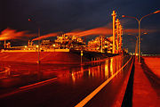 An oil refinery in Mina-Al-Ahmadi, Kuwait.