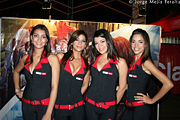 Nicaraguan women at a concert in Managua.