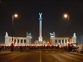 Heroes' Square in Budapest