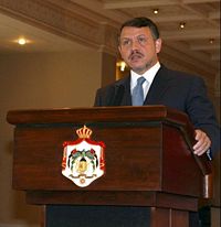 King Abdullah II, Jordanian Head of State.