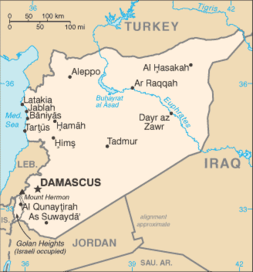 Map of Syria