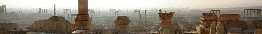 The famous desert city of Palmyra, whose ruins are now a United Nations World Heritage site, grew large in the Syrian desert in the 1st and 2nd centuries (A.D.).