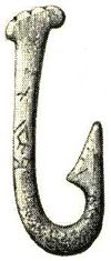 Stone Age fish hook