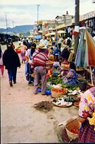 A market in Guatemala