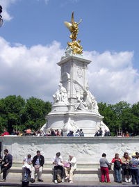 The Victoria Memorial in front of Buckingham Palace