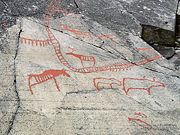 Rock carvings at Alta