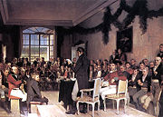 The 1814 constitutional assembly, painted by Oscar Wergeland.