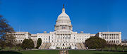 The west front of the United States Capitol, which houses the United States Congress