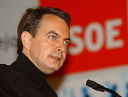 José Luis Rodríguez Zapatero, Prime Minister of Spain.