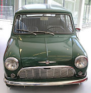 An Almond Green Mark I Morris Mini Minor