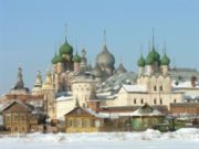 Rostov seen from Lake Nero