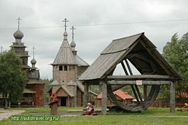 Mari ethnographic museum in Kozmodemyansk on the Volga.