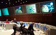 The ESA control room in Darmstadt, Germany