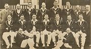 Bradman (second from the right, middle row) with the 1930 team