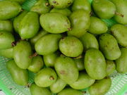 Native green mangoes from the Philippines