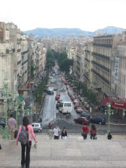 A view of the boulevard d'Ath�nes from the Saint-Charles railway station