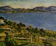 Paul C�zanne: The bay of Marseille from l'Estaque.