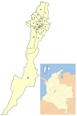 Localities (localidades) of Bogot�