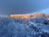 The old town of Geneva in winter