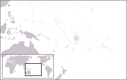 Location of Tokelau