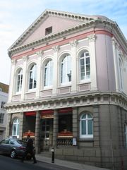 The States building in St Helier.