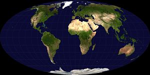 The equal-area Mollweide projection