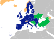 �����member states �����membership is declared goal �����membership under discussion (world map)