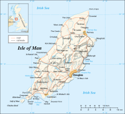 Map of the Isle of Man