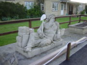 Statue of Old Father Thames at St John's Lock