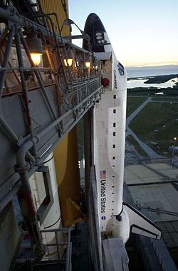 Endeavour Launch Pad 39-B before the launch of STS-97