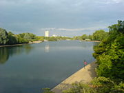 The Serpentine, looking east from Serpentine Bridge