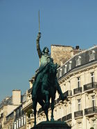 A statue of George Washington in the Place d'I�na, Paris, France