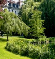 Public park in Tours, France.