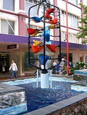 The bucket fountain