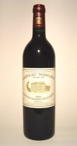 Ch�teau Margaux, a First Growth from the Bordeaux region of France, is highly collectible.