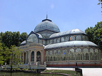 Palacio de Cristal, on the grounds of the Parque del Buen Retiro