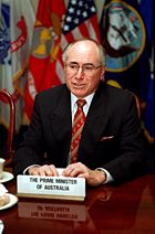 John Howard in the USA in 1997