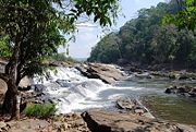 A view of Vazhachal falls